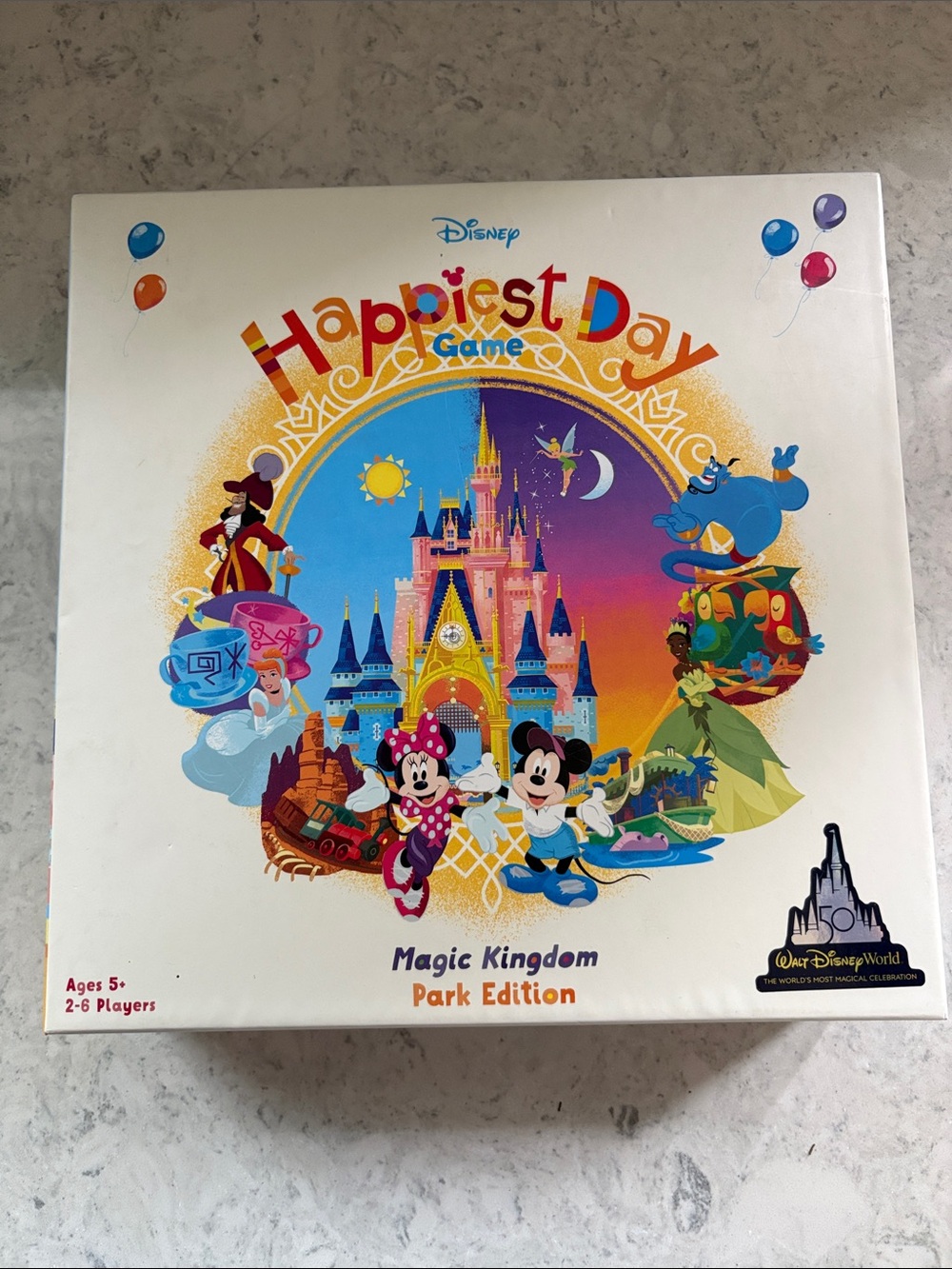 Disney Happiest Day Game: Magic Kingdom Park Edition Family Board Game by Funko